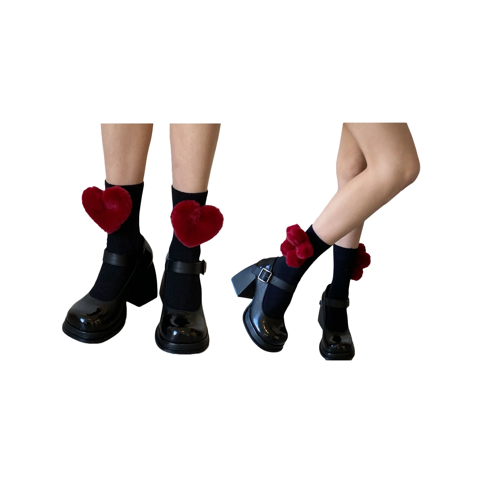 Набор японских ретро-носков в стиле Лолита с объемными цветами ручной работы (1 пара с сердечками + 1 пара с цветами)
Набор японских ретро-носков в стиле Лолита с объемными цветами ручной работы (1 пара с сердечками + 1 пара с цветами)
