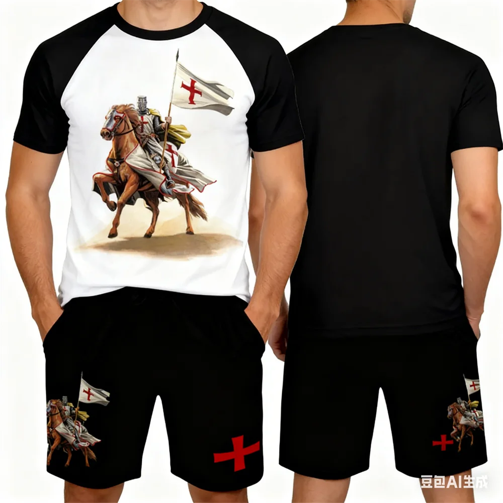 Fashion Knight Graphic T Shirt Sets 3D Printed Short Sleeve Shorts Outfits Trend Cool Men's Clothes Summer Casual Two-piece Sets
Fashion Knight Graphic T Shirt Sets 3D Printed Short Sleeve Shorts Outfits Trend Cool Men's Clothes Summer Casual Two-piece Sets
