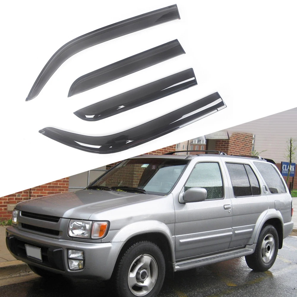 For Infiniti QX4 1996-2004 Auto Side Window Wind Deflectors Visors Black Rain Guard Door Visor Vent Shades Dark Smoke Ventvisor
For Infiniti QX4 1996-2004 Auto Side Window Wind Deflectors Visors Black Rain Guard Door Visor Vent Shades Dark Smoke Ventvisor