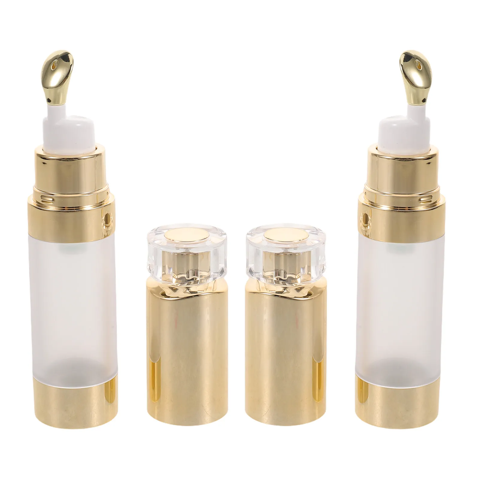 2Pcs Refillable Eye Cream Bottle Frosted Glass Vacuum Pump Container 15Ml Non Slip Travel Cosmetics Roller Applicator Massage
2Pcs Refillable Eye Cream Bottle Frosted Glass Vacuum Pump Container 15Ml Non Slip Travel Cosmetics Roller Applicator Massage