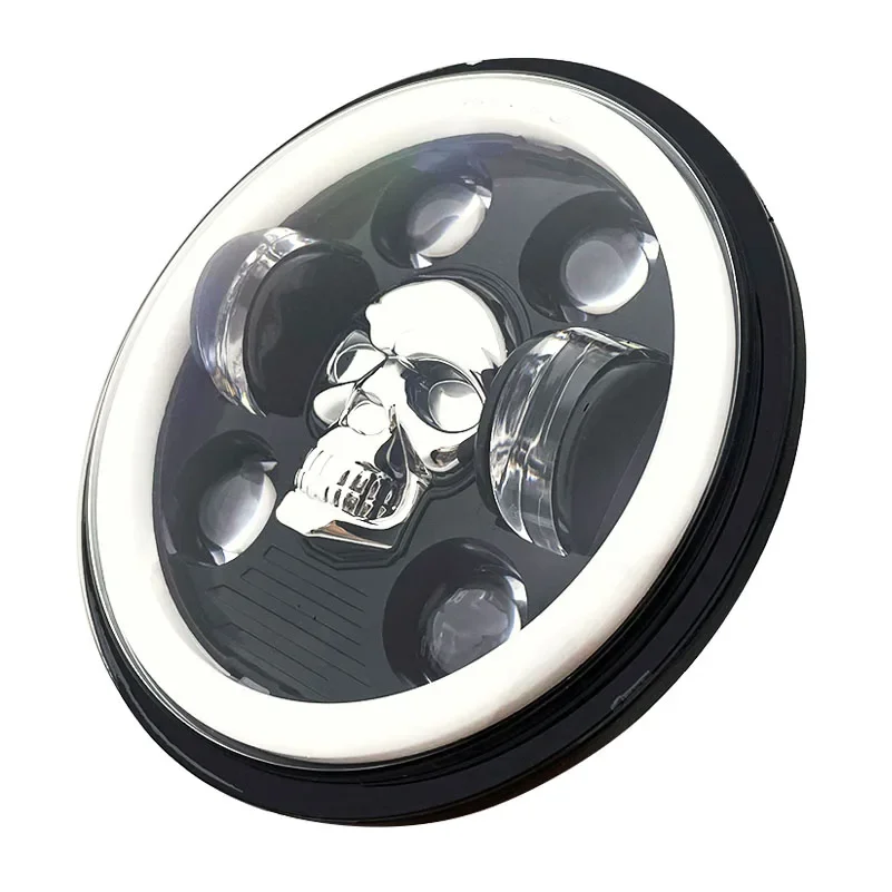 1X5.75" Inch Round LED Headlight with Halo Ring DRL Amber Turn Signal for Harley Sportster Iron 883 Dyna Low Rider Led Headlight
1X5.75" Inch Round LED Headlight with Halo Ring DRL Amber Turn Signal for Harley Sportster Iron 883 Dyna Low Rider Led Headlight