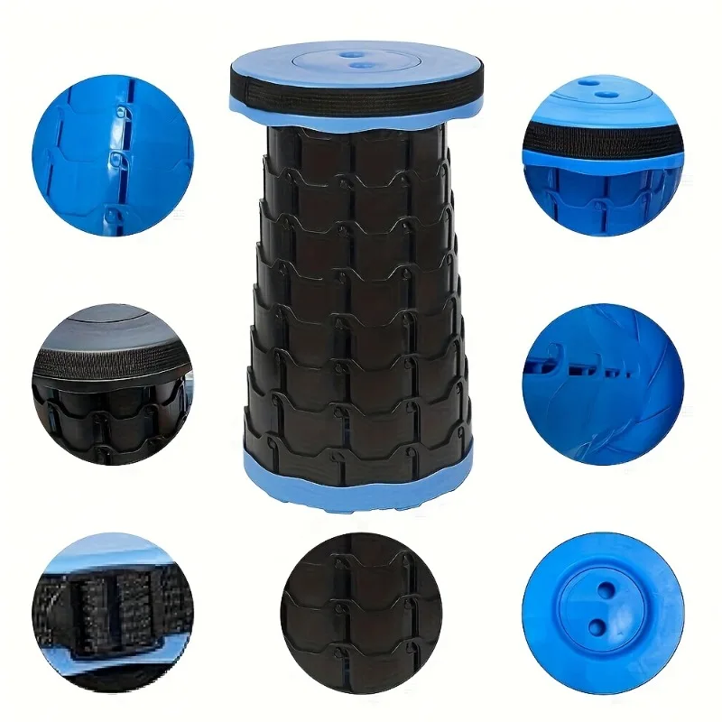 Foldable and Extendable Stool with A Base Lock; Portable and Foldable; Upgraded Design with A Weight Capacity of Up To 660 Lbs
Foldable and Extendable Stool with A Base Lock; Portable and Foldable; Upgraded Design with A Weight Capacity of Up To 660 Lbs