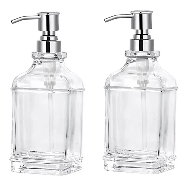 AEE8-Glass Soap Dispenser With Rust Proof Stainless Steel Pump Refillable Hand Soap Dispenser Bathroom Soap Dispenser
AEE8-Glass Soap Dispenser With Rust Proof Stainless Steel Pump Refillable Hand Soap Dispenser Bathroom Soap Dispenser