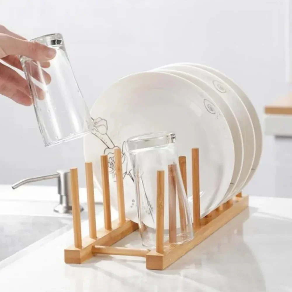 CANBOUN Многофункциональная деревянная полка для хранения тарелок, держатель для столовых приборов, сливной держатель, простой, красивый и экологически чистый Draina
CANBOUN Многофункциональная деревянная полка для хранения тарелок, держатель для столовых приборов, сливной держатель, простой, красивый и экологически чистый Draina