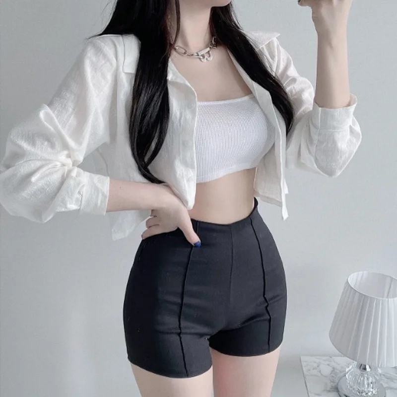Sexy Black High Waist Casual Shorts Women's 2026 New Summer American Style Slimming Tight Butt Hot Pants Short Pants
Sexy Black High Waist Casual Shorts Women's 2026 New Summer American Style Slimming Tight Butt Hot Pants Short Pants
