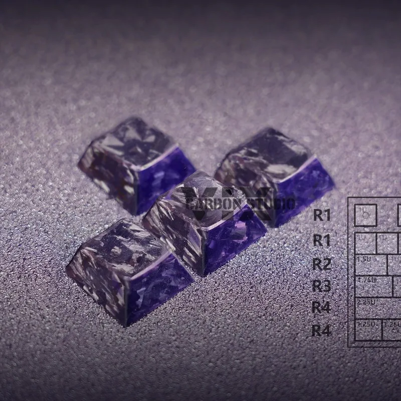 Carbon Fiber Keycap Cherry Profile No Engraved 4Key Set CNC Technology Hot Press Formed Key Caps Mechanical Keyboard Accessories
Carbon Fiber Keycap Cherry Profile No Engraved 4Key Set CNC Technology Hot Press Formed Key Caps Mechanical Keyboard Accessories