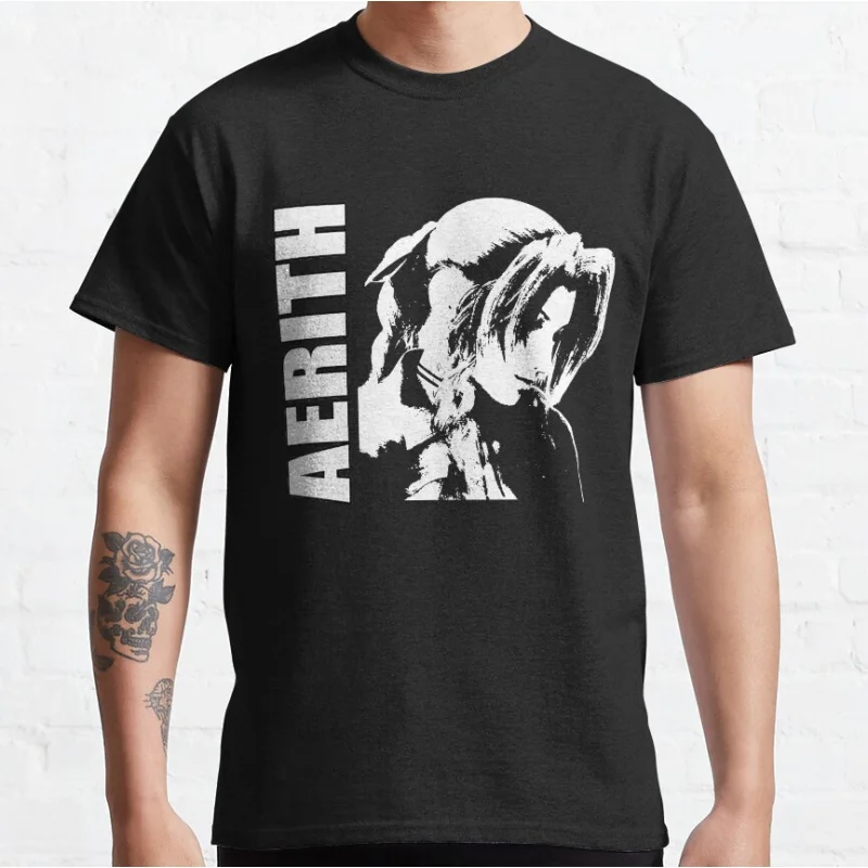 Aerith Retro jrpg video games Final Fantasy VII videogame ff7 Graphic T Shirts 100% cotton tee large size Adult tops S-6XL
Aerith Retro jrpg video games Final Fantasy VII videogame ff7 Graphic T Shirts 100% cotton tee large size Adult tops S-6XL