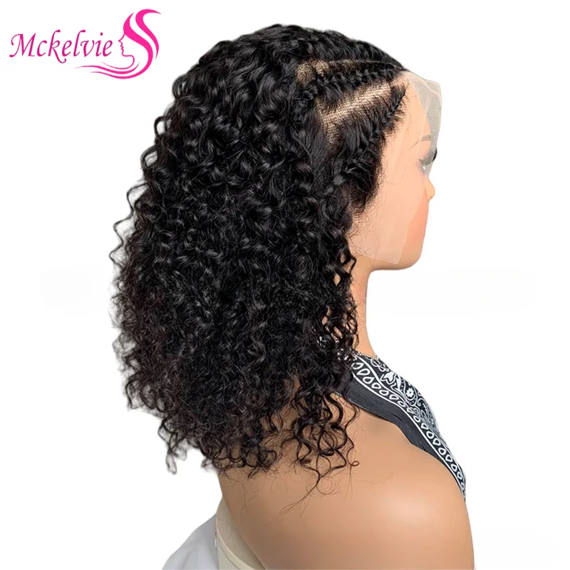 13x4 Lace Braided Kinky Curly Bob Wig Fishbone Braids 100% Human Hair For Black Women Transparent Lace Brazilian Virgin Hair
13x4 Lace Braided Kinky Curly Bob Wig Fishbone Braids 100% Human Hair For Black Women Transparent Lace Brazilian Virgin Hair