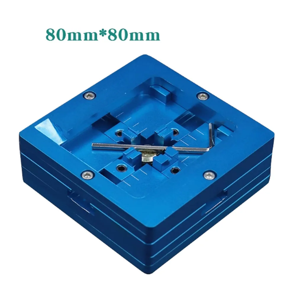 BGA Solder Ball Placement Station Multi-Purpose Soldering Fixture 80x80mm for Mobile Phone and Computer Chip Repair
BGA Solder Ball Placement Station Multi-Purpose Soldering Fixture 80x80mm for Mobile Phone and Computer Chip Repair
