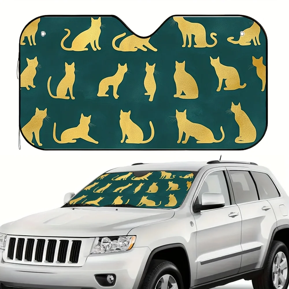 1 шт. автомобильный солнцезащитный козырек с силуэтами золотой кошки, супер простая установка, блоки солнечного света, идеально подходит для городских поездок и на большие расстояния
1 шт. автомобильный солнцезащитный козырек с силуэтами золотой кошки, супер простая установка, блоки солнечного света, идеально подходит для городских поездок и на большие расстояния