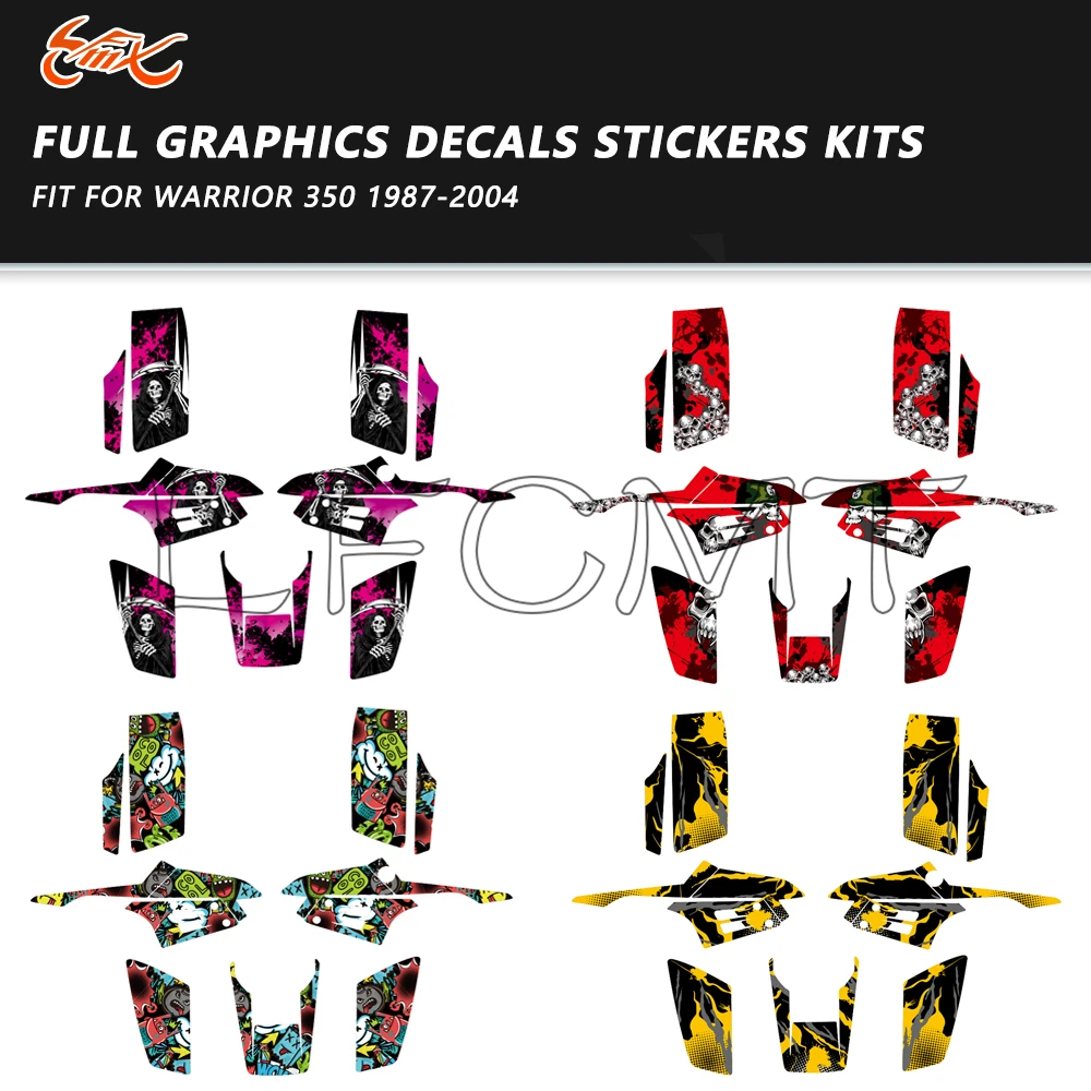 ATV Personality Graphics Background Sticker Decals Kit Fit for Yamaha Warrior 350 YFM350X 1987-2004 Moto Autocollant Pegatina
ATV Personality Graphics Background Sticker Decals Kit Fit for Yamaha Warrior 350 YFM350X 1987-2004 Moto Autocollant Pegatina