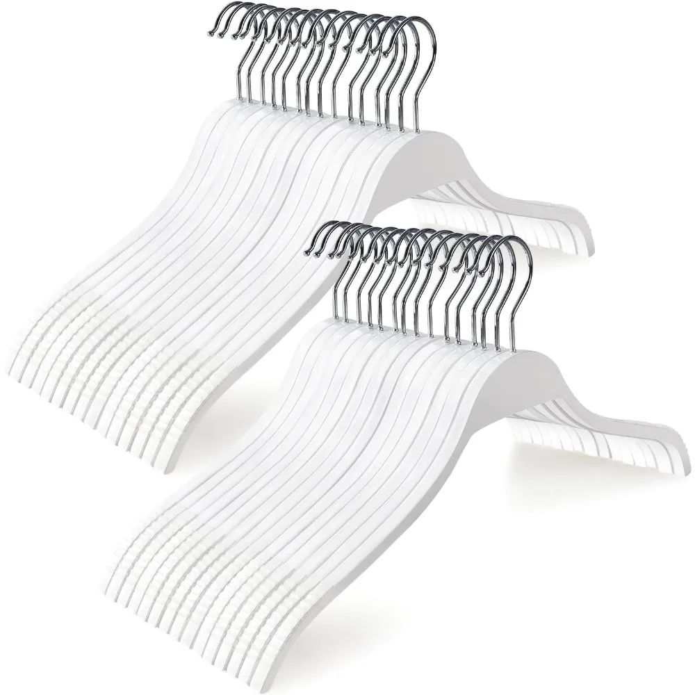 Тонкие деревянные вешалки с очень мягкими нескользящими резиновыми ручками, упаковка из 30 высококачественных модных вешалок для свитеров, толстов, курток
Тонкие деревянные вешалки с очень мягкими нескользящими резиновыми ручками, упаковка из 30 высококачественных модных вешалок для свитеров, толстов, курток