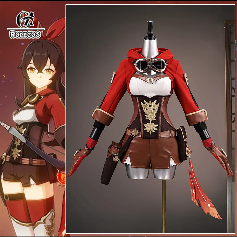 ROLECOS Game Genshin Impact Amber Cosplay Costume Knights of Favonius Gliding Champion Halloween Women Party Role Play Outfit
ROLECOS Game Genshin Impact Amber Cosplay Costume Knights of Favonius Gliding Champion Halloween Women Party Role Play Outfit