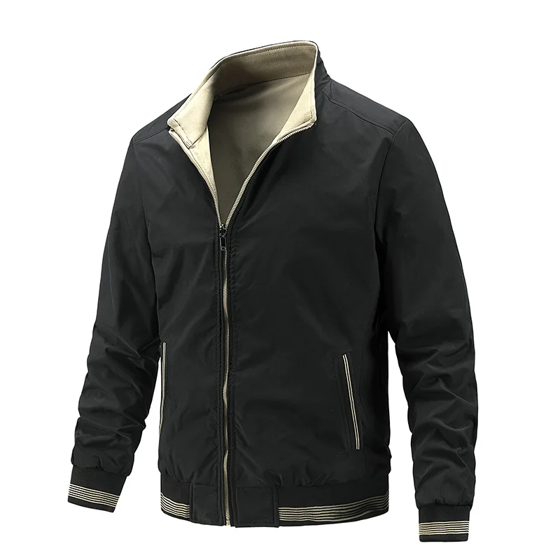 Men's Jacket, Spring and Autumn Double-sided Wear, Casual Fashion, Thin Jacket, Trendy Business Jacket, Men's Clothing
Men's Jacket, Spring and Autumn Double-sided Wear, Casual Fashion, Thin Jacket, Trendy Business Jacket, Men's Clothing