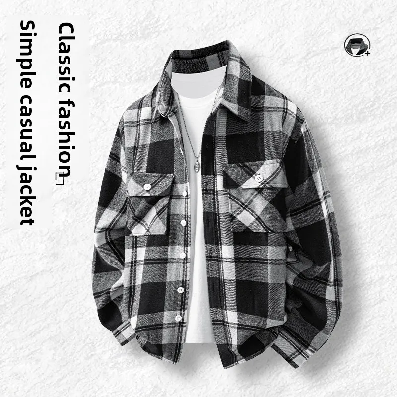 American Retro Plaid Long Sve irt Men's Casual Sle Trendy Outerwear Loose Spring Autumn Commute Faion Polyester Cott...
American Retro Plaid Long Sve irt Men's Casual Sle Trendy Outerwear Loose Spring Autumn Commute Faion Polyester Cott...