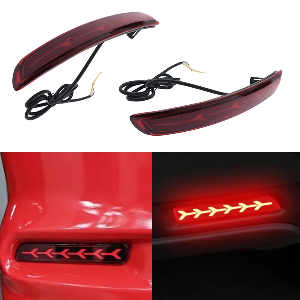 2PCS/Set Multi-function Car LED Tail Light Rear Fog Lamp Bumper Light Brake Lights Reflector Lamp For Toyota Innova 2016-2022
2PCS/Set Multi-function Car LED Tail Light Rear Fog Lamp Bumper Light Brake Lights Reflector Lamp For Toyota Innova 2016-2022