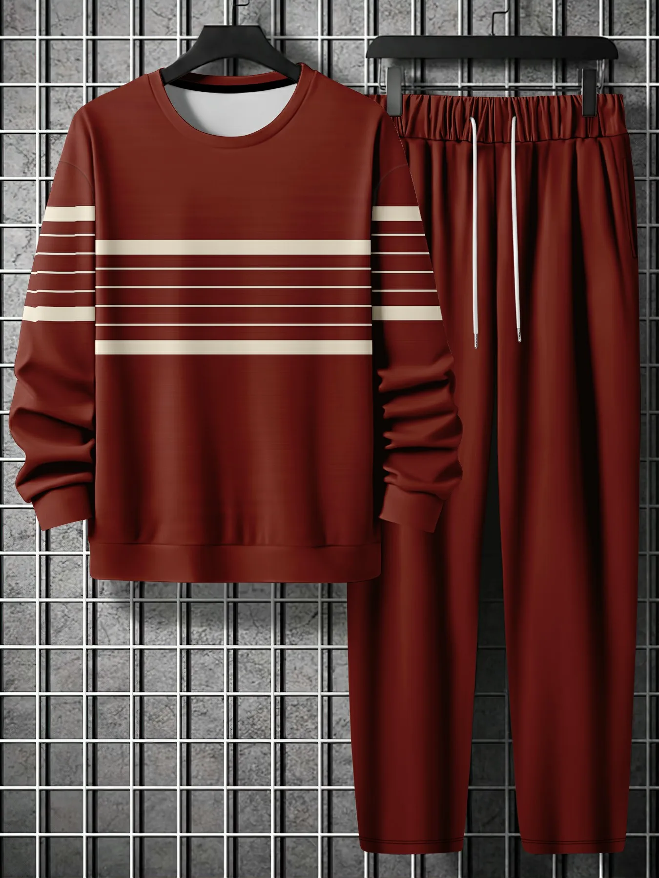 Loose Fit Men's 3D Print Crew Neck Sweatshirt Set Casual Long Sleeve Pullover Tracksuit
Loose Fit Men's 3D Print Crew Neck Sweatshirt Set Casual Long Sleeve Pullover Tracksuit