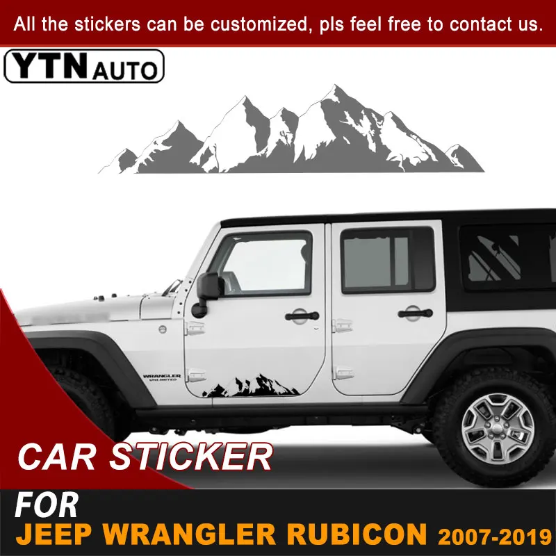 Car Side Door Body Decals Off Road Mountain Graphic Vinyl Skirt Stickers For Jeep Wrangler Rubicon JK JL 2007-2017 2018 2019
Car Side Door Body Decals Off Road Mountain Graphic Vinyl Skirt Stickers For Jeep Wrangler Rubicon JK JL 2007-2017 2018 2019