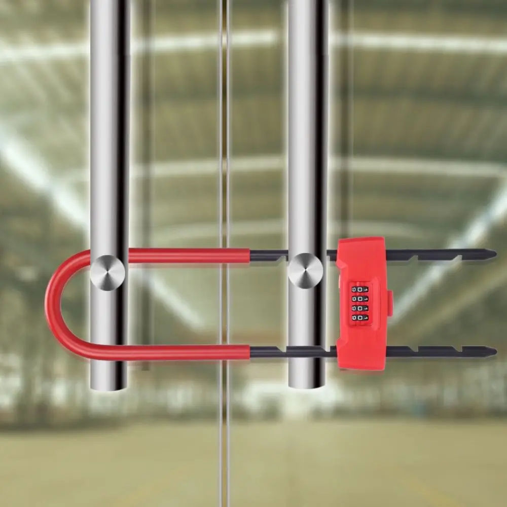 Safety Adjustable Shackle Combination Lock Heavy Duty U-Shape Passwords Lock Anti-Theft Long Shackle Glass Door Lock Fence
Safety Adjustable Shackle Combination Lock Heavy Duty U-Shape Passwords Lock Anti-Theft Long Shackle Glass Door Lock Fence