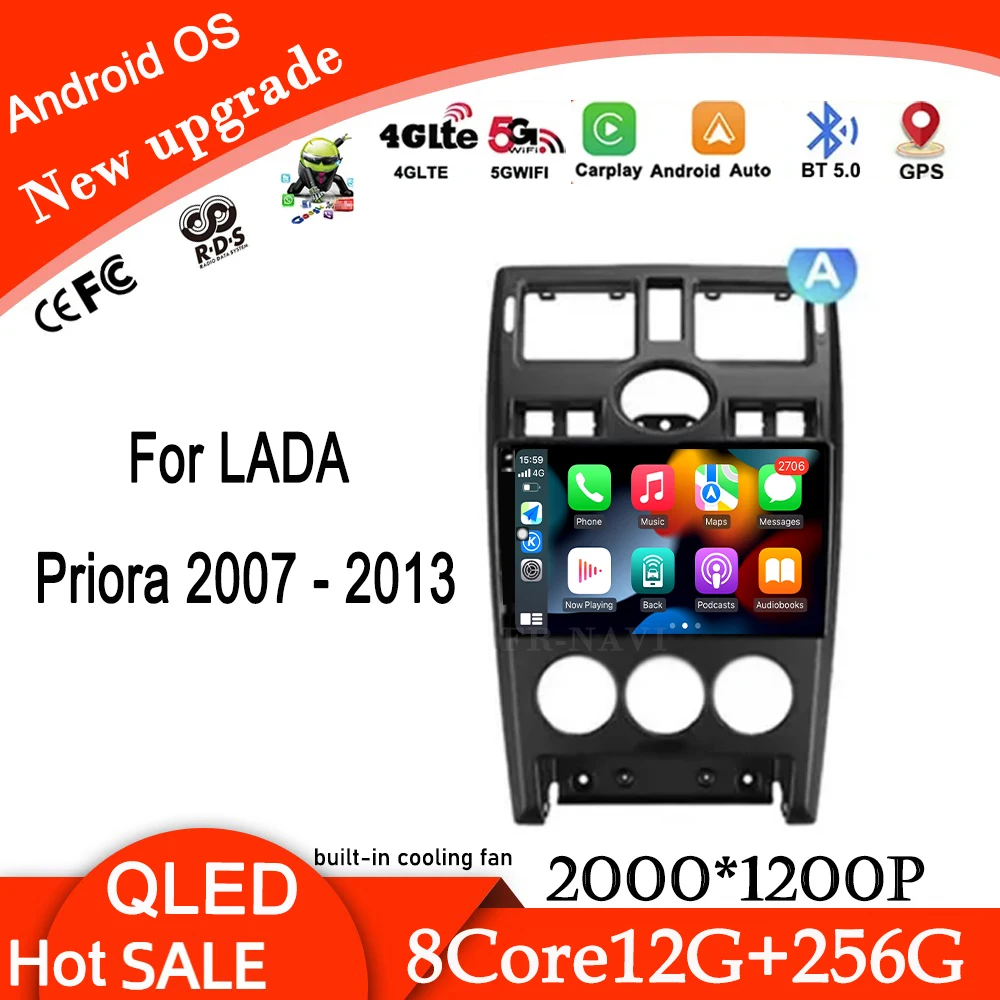 DSP для LADA Priora 2007-2013 Android 14 Автомобильный радиоприемник Мультимедийный плеер IPS QLED Экран Navi GPS Стерео Авто Видео
DSP для LADA Priora 2007-2013 Android 14 Автомобильный радиоприемник Мультимедийный плеер IPS QLED Экран Navi GPS Стерео Авто Видео