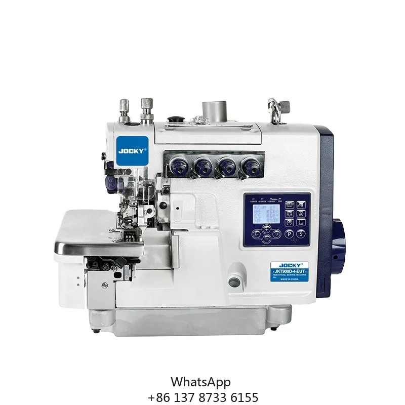 Промышленная швейная машина JOCKY JKT900D-4-EUT с прямым приводом, 4-ниточный оверлок, с автоматической обрезкой нити, верхним и нижним продвижением ткани
Промышленная швейная машина JOCKY JKT900D-4-EUT с прямым приводом, 4-ниточный оверлок, с автоматической обрезкой нити, верхним и нижним продвижением ткани