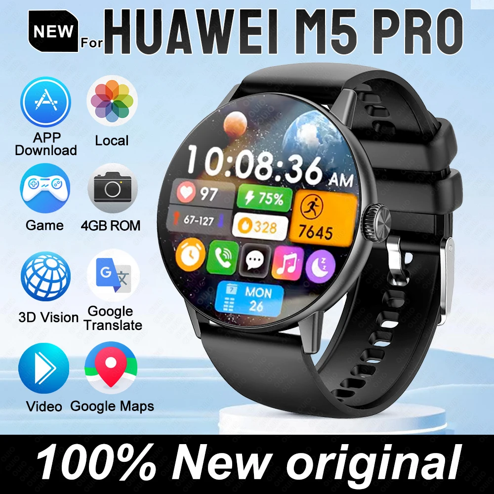 Новые оригинальные умные часы для xiaomi M5 Pro 4Gb с большой памятью NFC, компас, Bluetooth-вызов, воспроизведение видео, 1,43-дюймовый AMOLED-экран
Новые оригинальные умные часы для xiaomi M5 Pro 4Gb с большой памятью NFC, компас, Bluetooth-вызов, воспроизведение видео, 1,43-дюймовый AMOLED-экран