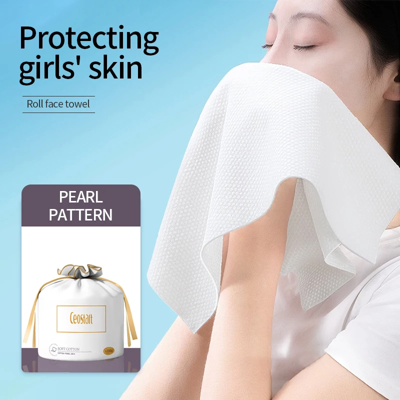Pearl Pattern Disposable Face Towel 100%Cotton Tissue Soft Facial Cleansing Reusable Wet and Dry Makeup Non Woven Towel Reusable
Pearl Pattern Disposable Face Towel 100%Cotton Tissue Soft Facial Cleansing Reusable Wet and Dry Makeup Non Woven Towel Reusable