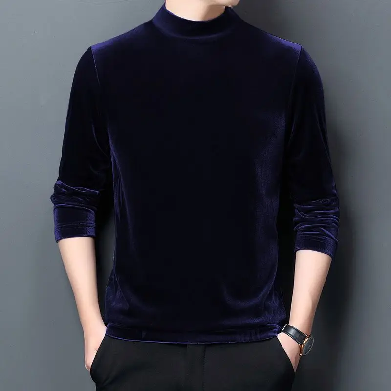 Men's Gold Velvet Fce Lined Long Sve T-irt Casual Warm Underwear Overhead Sle plus Size Autumn Winter Thermal Wear
Men's Gold Velvet Fce Lined Long Sve T-irt Casual Warm Underwear Overhead Sle plus Size Autumn Winter Thermal Wear