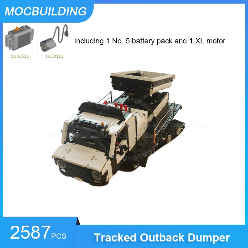 Tracked Outback Dumper Model MOC Building Blocks DIY Assemble Bricks Creative Transportation Truck Collection Toys Gifts 2587PCS
Tracked Outback Dumper Model MOC Building Blocks DIY Assemble Bricks Creative Transportation Truck Collection Toys Gifts 2587PCS