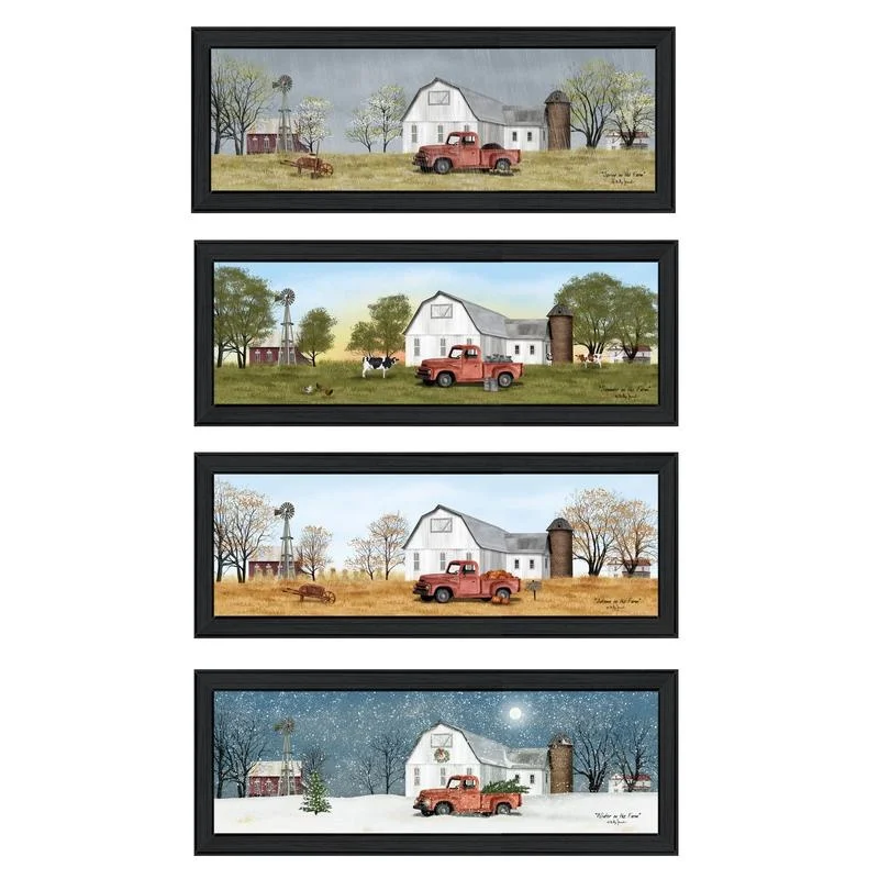 Billy Jacobs Four Seasons Collection VII 4-Piece Vignette Black Frame Art
Billy Jacobs Four Seasons Collection VII 4-Piece Vignette Black Frame Art