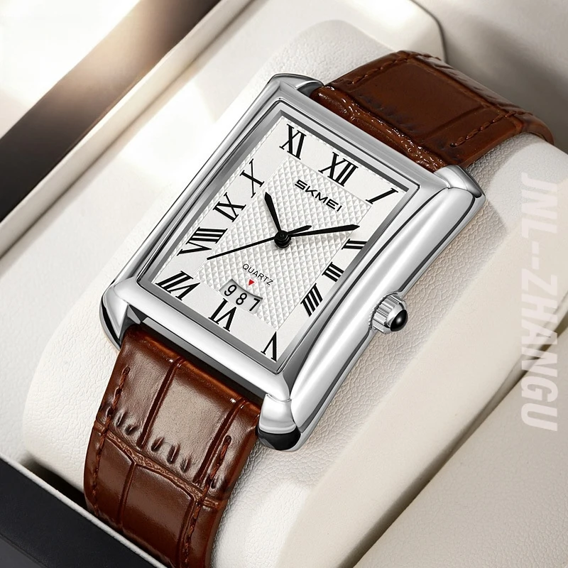 Fashion square Men Quartz Watches Zinc Alloy Genuine Leather Luxury Dial Glass Design Wristwatches for Man
Fashion square Men Quartz Watches Zinc Alloy Genuine Leather Luxury Dial Glass Design Wristwatches for Man