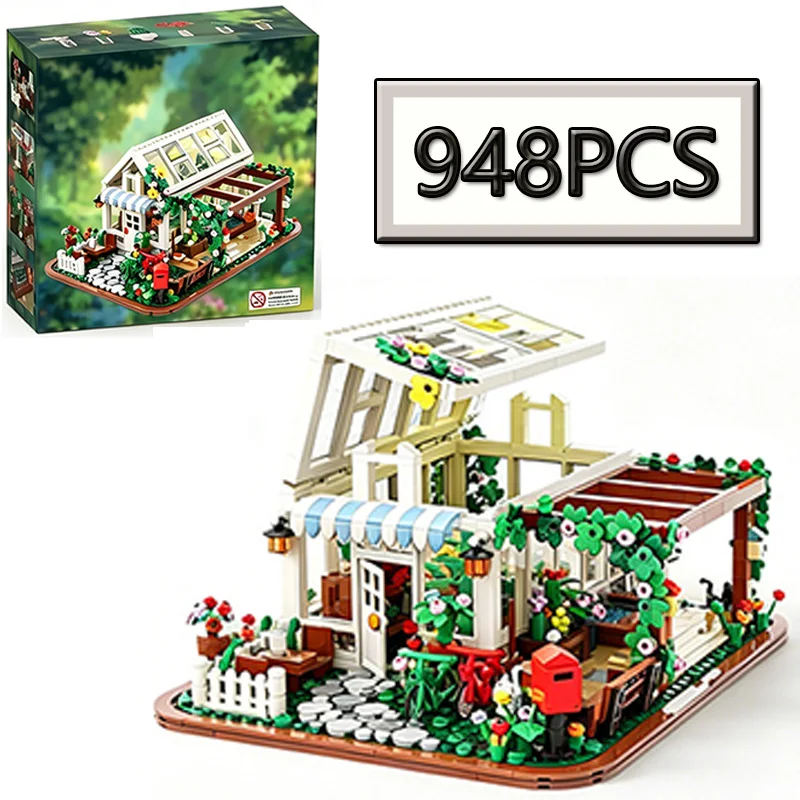 MOC 948PCS City Street View Architecture Fairy Tale Town Sunshine Flower House LED Building Block Model DIY Children's Toys gift
MOC 948PCS City Street View Architecture Fairy Tale Town Sunshine Flower House LED Building Block Model DIY Children's Toys gift