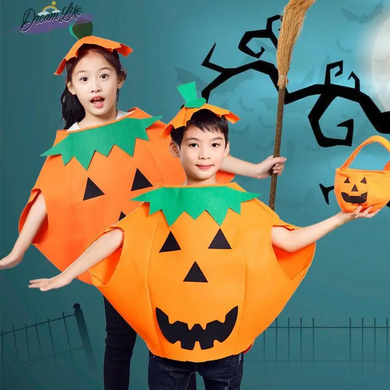 Halloween Pumpkin Costume Set Adult Cosplay Makeup Dance Party Performance Clothes Parent-Child Show Outfit Floral Memory
Halloween Pumpkin Costume Set Adult Cosplay Makeup Dance Party Performance Clothes Parent-Child Show Outfit Floral Memory