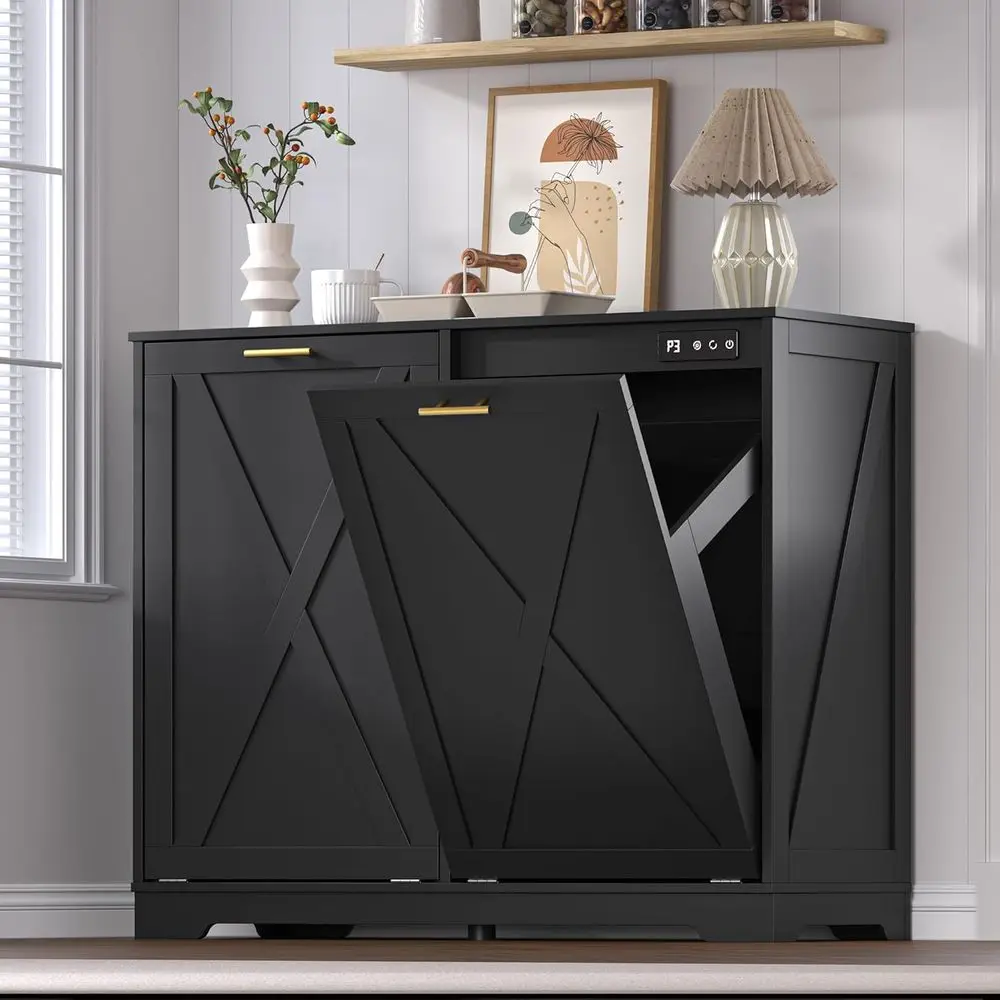 Double Bin Tilt-Out Cabinet with Odor Control for Kitchen, Bathroom, and Laundry
Double Bin Tilt-Out Cabinet with Odor Control for Kitchen, Bathroom, and Laundry