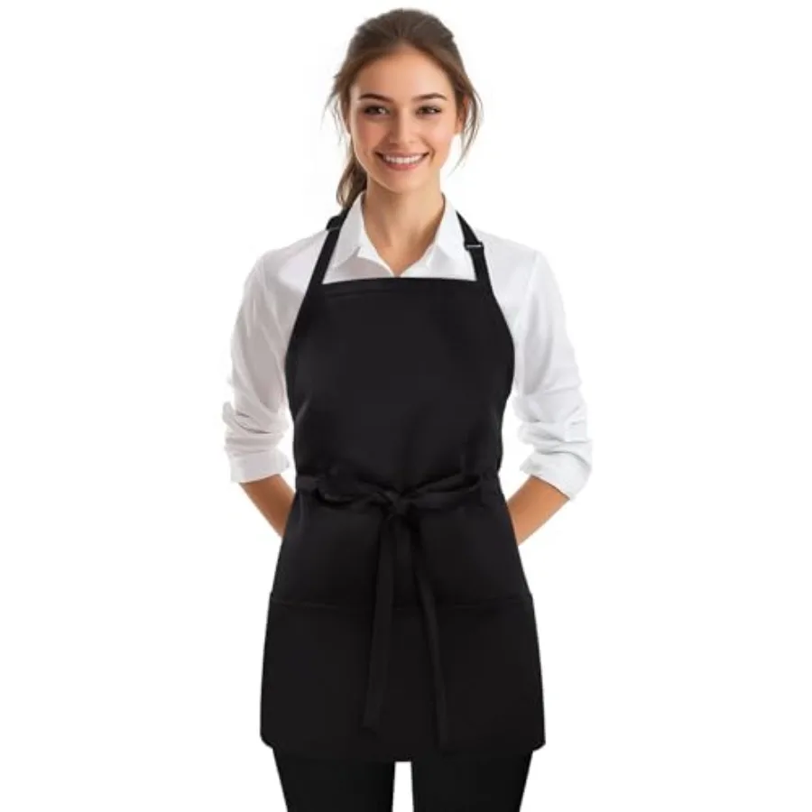 NLUS Kitchen Cooking Apron with 3 Pockets, Adjustable Bib Apron Chef Aprons for Women Men
NLUS Kitchen Cooking Apron with 3 Pockets, Adjustable Bib Apron Chef Aprons for Women Men