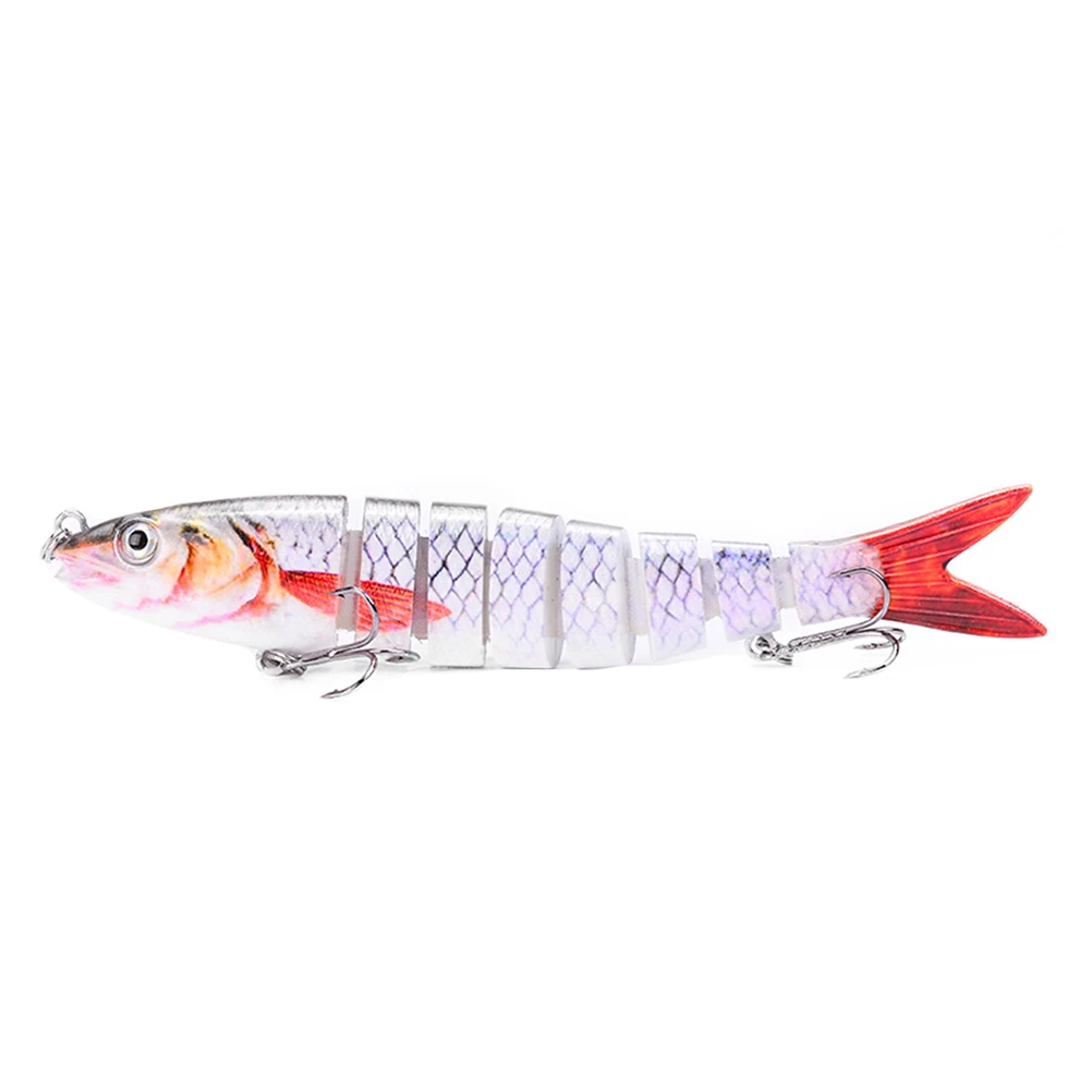 Multi Section Bait Realistic Fish Shaped Lures Reusable Artificial Fishing Lures Eco Material Metal Hook For Carp Bass
Multi Section Bait Realistic Fish Shaped Lures Reusable Artificial Fishing Lures Eco Material Metal Hook For Carp Bass