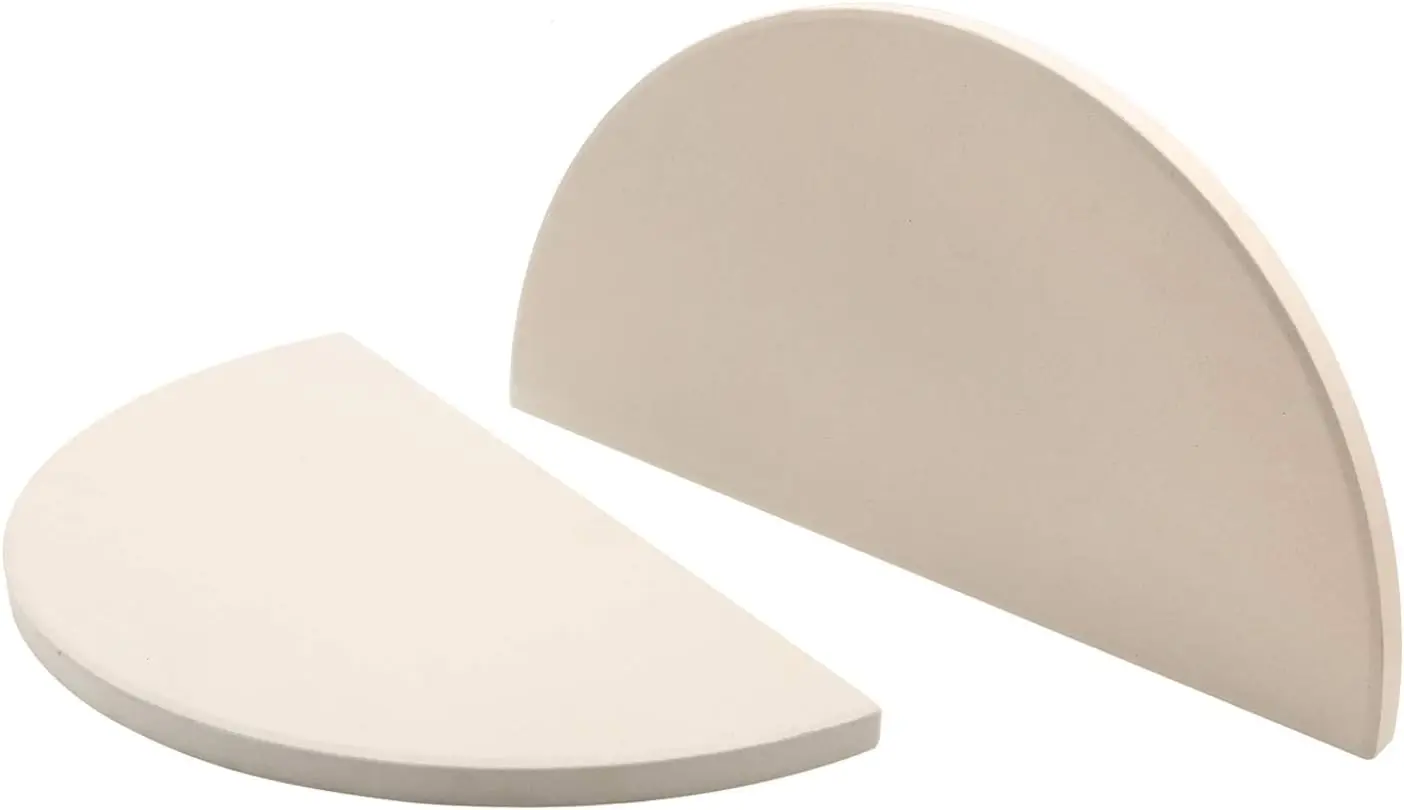 BBQ Future Ceramic Heat Deflector Plates for Joe Classic,Half-Moon 2-Pack, White
BBQ Future Ceramic Heat Deflector Plates for Joe Classic,Half-Moon 2-Pack, White