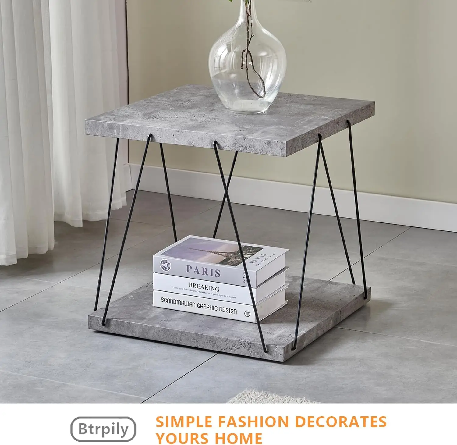 Btrpily Wooden Coffee Table - Modern Marble Coffee Table, Contemporary, Stylish, High-End Furnishing For Your Living Room (Grey
Btrpily Wooden Coffee Table - Modern Marble Coffee Table, Contemporary, Stylish, High-End Furnishing For Your Living Room (Grey