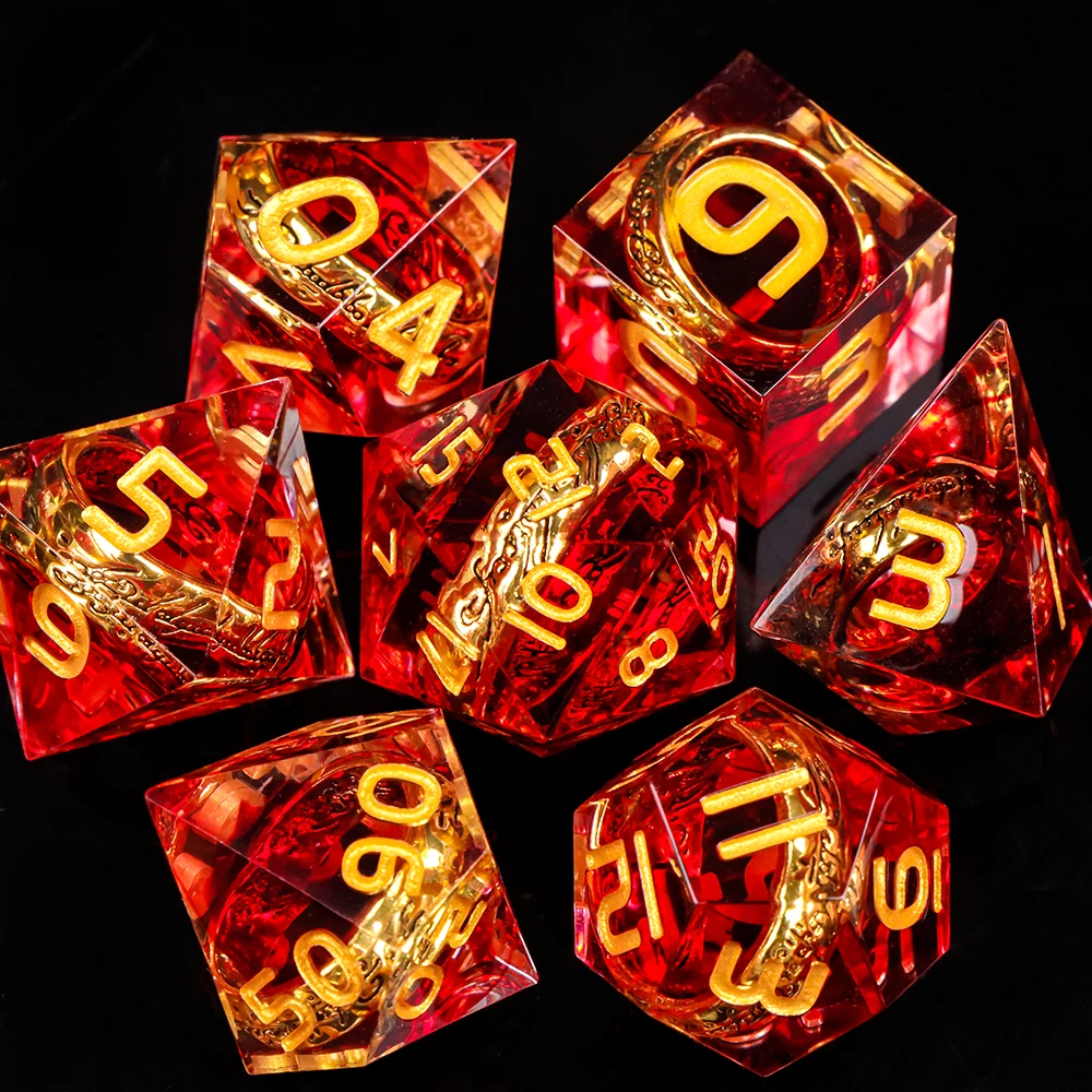 Набор кубиков «Властелин колец» с острыми красными кубиками из смолы D6 D&D Dice RPG Ролевые игры, D20 Dice For Dungeons and Dragons
Набор кубиков «Властелин колец» с острыми красными кубиками из смолы D6 D&D Dice RPG Ролевые игры, D20 Dice For Dungeons and Dragons