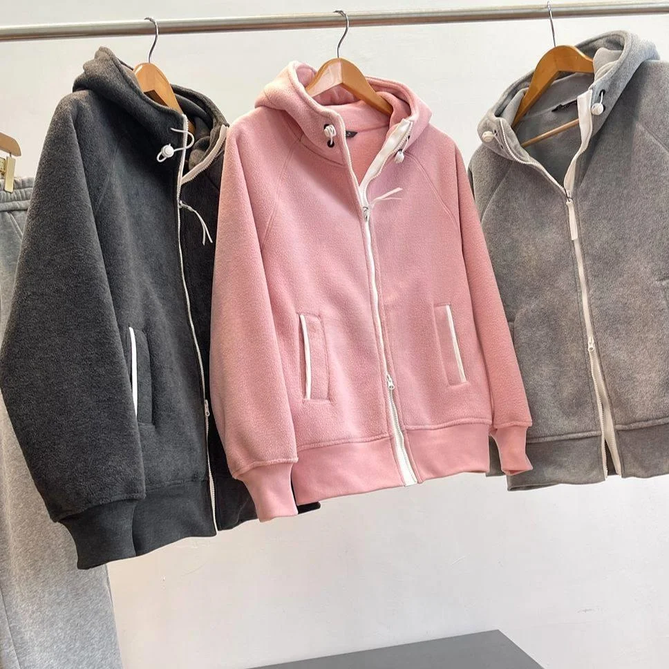 Thick Double-sided Fleece Outdoor Jacket High Grammage Anti-freeze Windproof Unisex Winter Coat Polyester Fiber Long Sleeve Z...
Thick Double-sided Fleece Outdoor Jacket High Grammage Anti-freeze Windproof Unisex Winter Coat Polyester Fiber Long Sleeve Z...