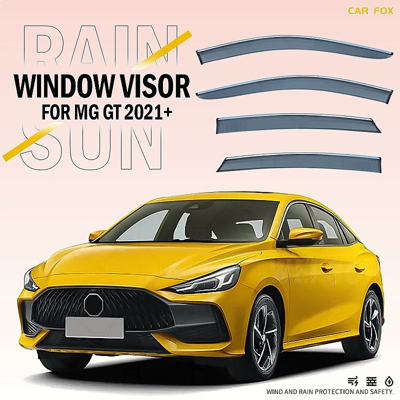 4Pcs For MG GT 2014-2021 Car Window Visor Rain Sun Shade Awning Windshield Side Deflector Auto Accessories
4Pcs For MG GT 2014-2021 Car Window Visor Rain Sun Shade Awning Windshield Side Deflector Auto Accessories
