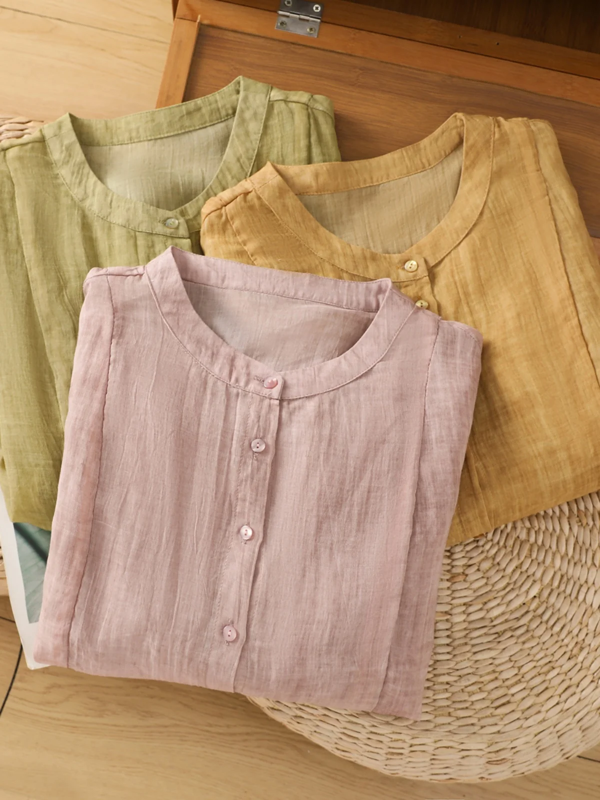 Японское высококачественное хлопково-льняное свободное женское платье-рубашка, летнее, новое, винтажное, универсальное, больших размеров, из льна, в стиле «апе-пир...»
Японское высококачественное хлопково-льняное свободное женское платье-рубашка, летнее, новое, винтажное, универсальное, больших размеров, из льна, в стиле «апе-пир...»