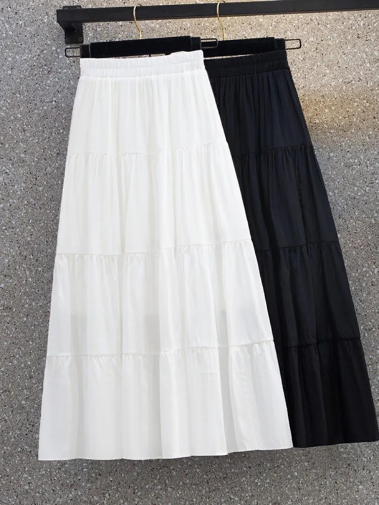 plus Size High Waist A-Line Midi Skirt Fashionable Versatile Summer New Arrival for plus Size Women Korean Style Long Skirt
plus Size High Waist A-Line Midi Skirt Fashionable Versatile Summer New Arrival for plus Size Women Korean Style Long Skirt