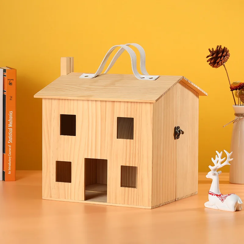 Simple Childrens Toys Storage Wooden Hollow House Type Multi-layer Play House Toy Wooden Box
Simple Childrens Toys Storage Wooden Hollow House Type Multi-layer Play House Toy Wooden Box
