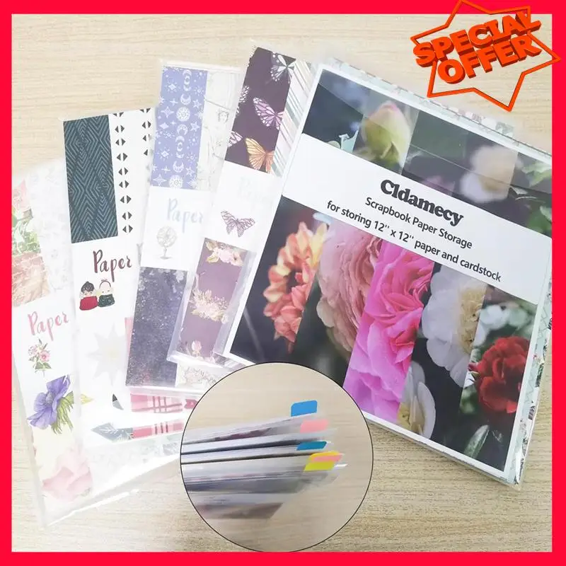 -ESTR 32Pcs Transparent Scrapbook Organizer Envelopes Storage Pockets Sleeves For Storing 12X12inch With 60 Pcs Label Stickers
-ESTR 32Pcs Transparent Scrapbook Organizer Envelopes Storage Pockets Sleeves For Storing 12X12inch With 60 Pcs Label Stickers