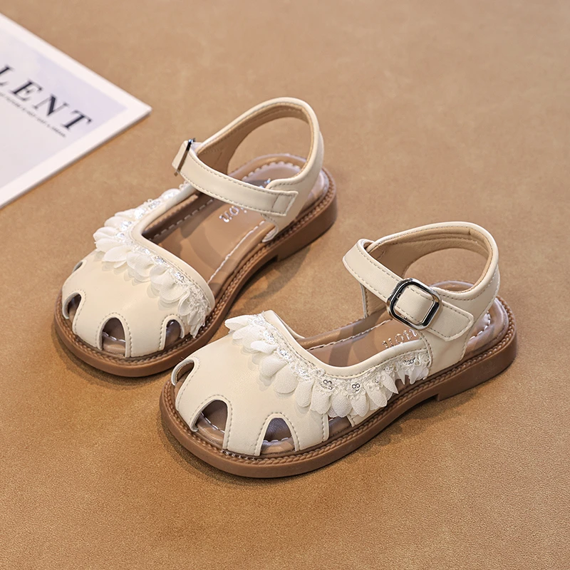 Kids'Casual Shoes Fashion Princess PU Leather Sandals Summer Shoes For Girls Anti-slip Soft Bottom Silver Beige Shoes Size 23-36
Kids'Casual Shoes Fashion Princess PU Leather Sandals Summer Shoes For Girls Anti-slip Soft Bottom Silver Beige Shoes Size 23-36