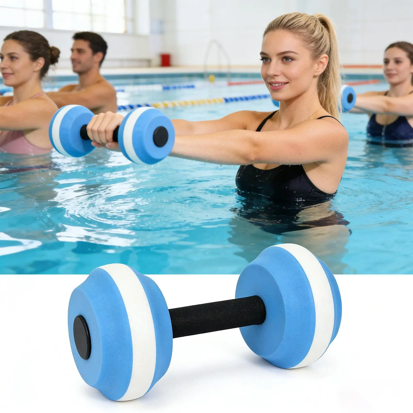 Water sports dumbbells Pool Weights High-Density EVA Foam Dumbbells Water Dumbbells EVA butterfly-shaped floating dumbbells
Water sports dumbbells Pool Weights High-Density EVA Foam Dumbbells Water Dumbbells EVA butterfly-shaped floating dumbbells
