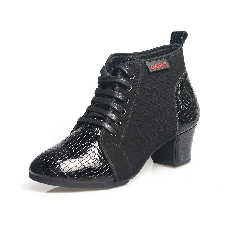 Women Dance ShoeStone Pattern Splicing Oxford Cloth Latin Dance Shoes Ladies Samba Dancing-Shoes Dance Shoes Short Boots
Women Dance ShoeStone Pattern Splicing Oxford Cloth Latin Dance Shoes Ladies Samba Dancing-Shoes Dance Shoes Short Boots