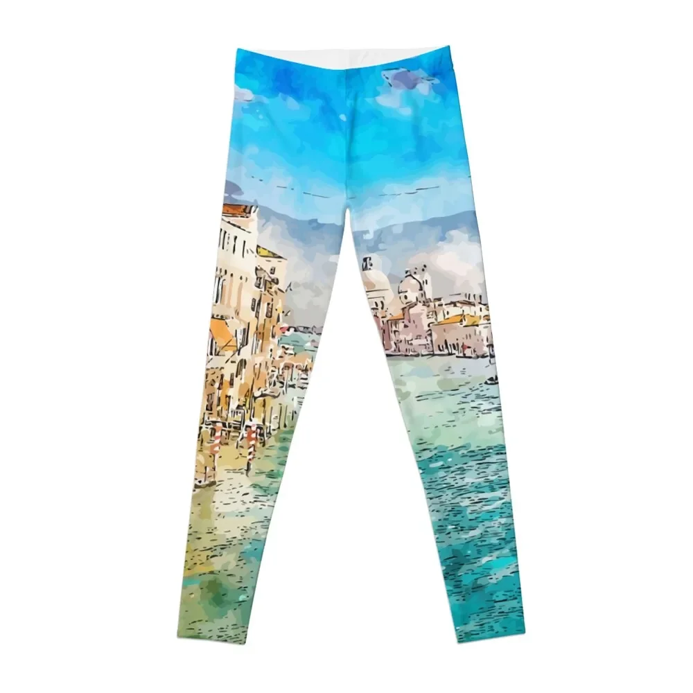 Venice Italy Watercolor Sketch Illustration Leggings high waist legging push up Women's sports Womens Leggings
Venice Italy Watercolor Sketch Illustration Leggings high waist legging push up Women's sports Womens Leggings
