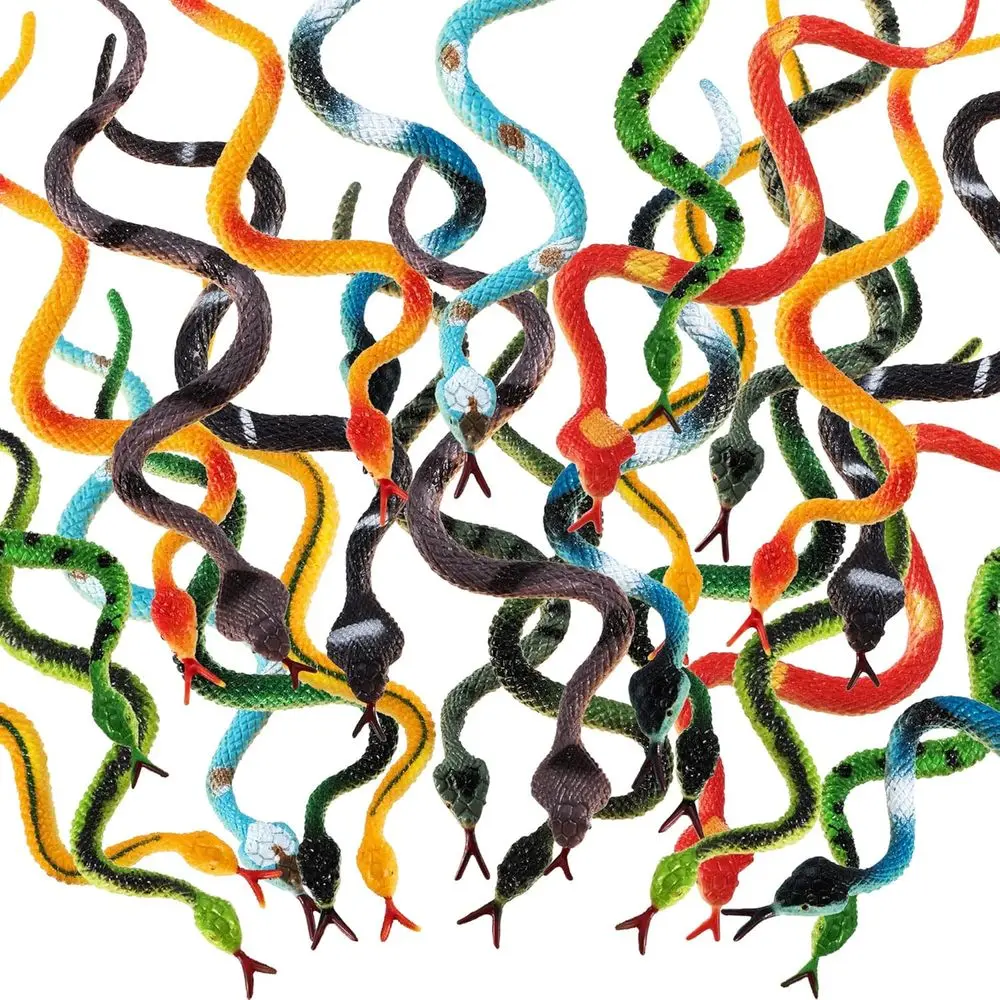 200 Pcs Miniature Realistic Rubber Snakes, Assorted Colors, Ideal for Prank Props, Garden Decoration, and Halloween Parties
200 Pcs Miniature Realistic Rubber Snakes, Assorted Colors, Ideal for Prank Props, Garden Decoration, and Halloween Parties